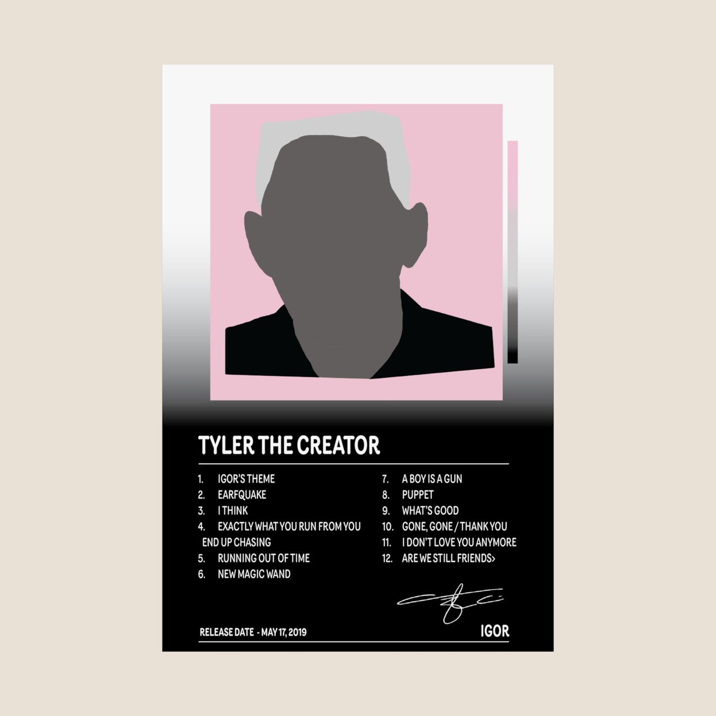 Tyler the Creator – IGOR Album Cover Poster