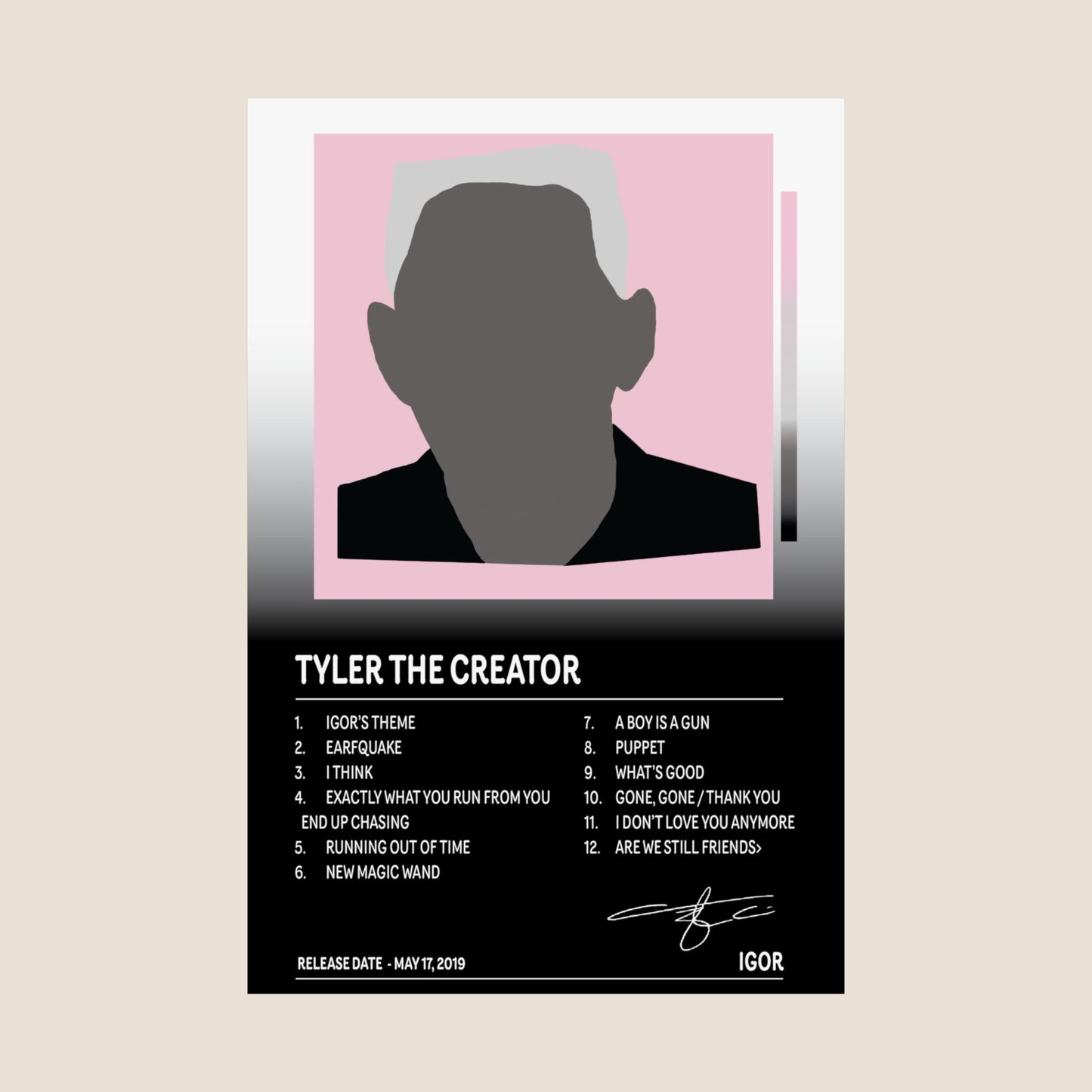 Tyler the Creator – IGOR Album Cover Poster