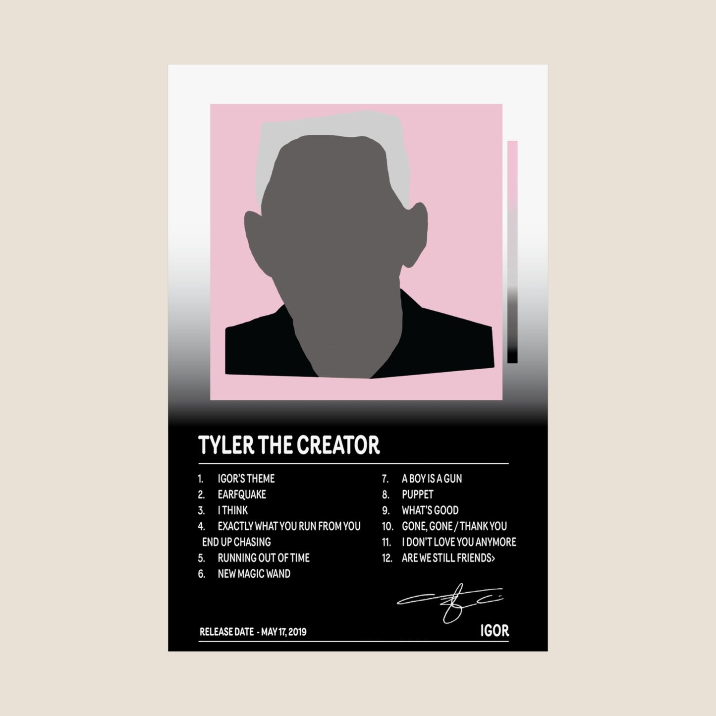 Tyler the Creator – IGOR Album Cover Poster