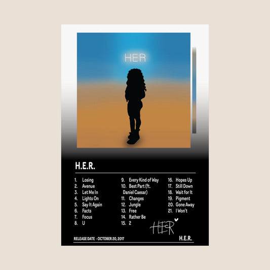 H.E.R. –H.E.R. Album Cover Poster